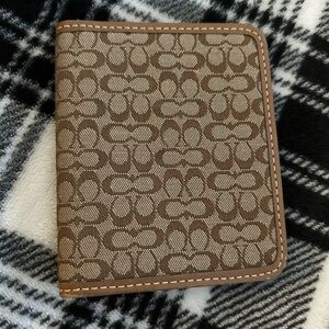 Coach Brown Key & Card Holder